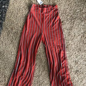 High waist boho bell bottom pants